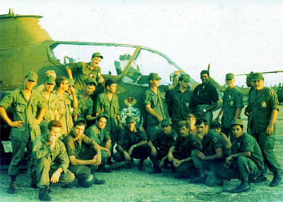 Cobra Platoon of the 114th AHC taken in the fall of 1969 or early 1970