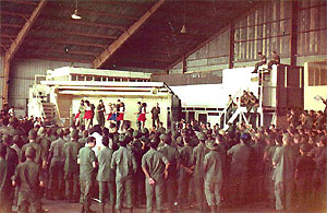 USO show, Miss America at Can Tho 1972