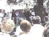 Guests and speakers at service. Including the Novasel's and Pearl Harbor Survivor, and Col. Mc Gee from Tusgegee Airmen.